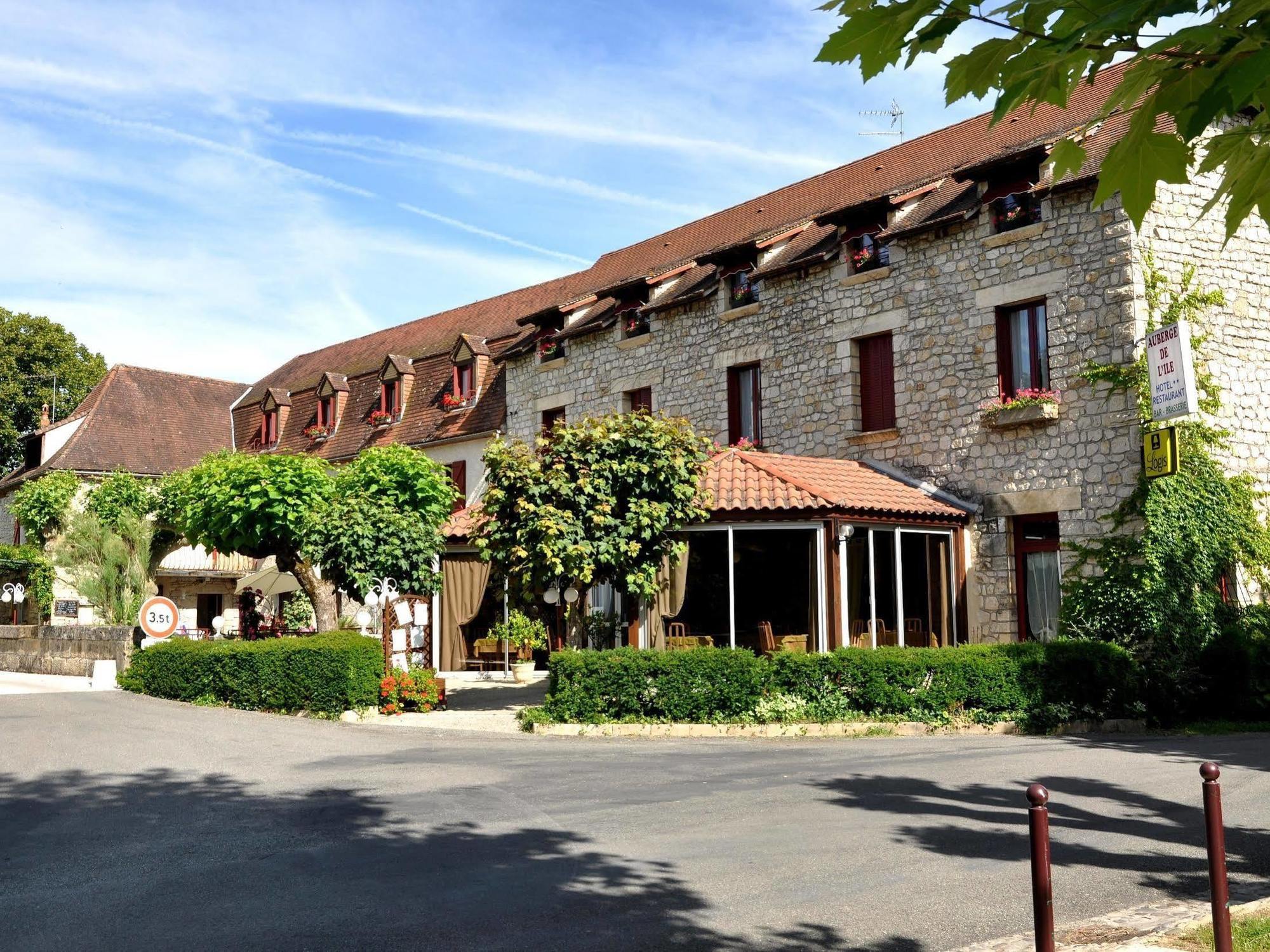 Logis Hotels - Auberge De L'Ile - Hotel 3 Etoiles Et Restaurant Creysse  Eksteriør bilde